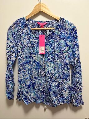 NWT Lilly Pulitzer Willa Top Women’s Size XXS